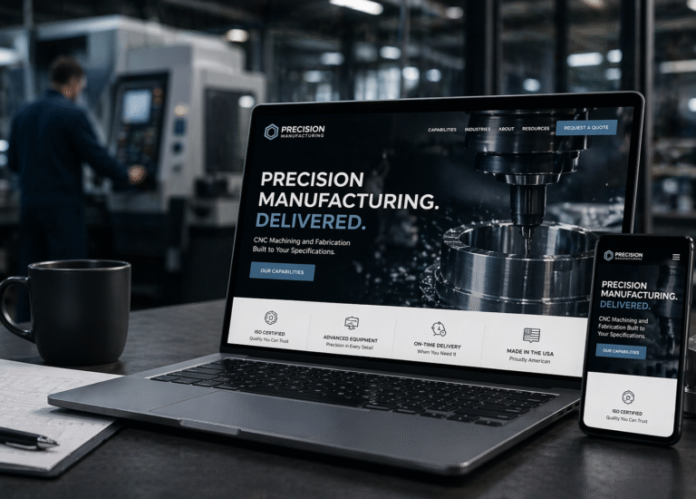 Website Design for Manufacturers Website Design for Manufacturers